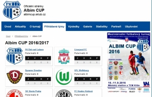 Spuštěn nový web pro náš turnaj